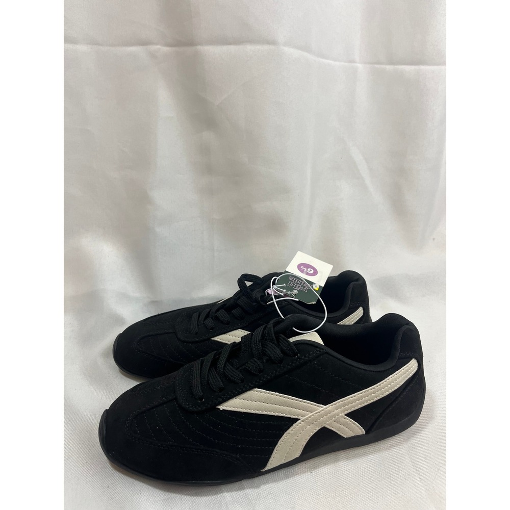 Wild Fable Womens Black Retro‎ Sneakers Memory Foam Low Top Shoes Size 6.5 NWT